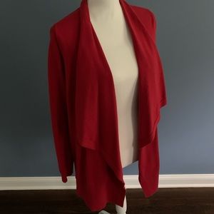 LANDS END NWOT Open Front Cardigan